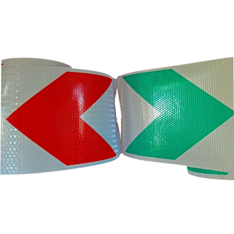 20cm*5m Car Reflective Stickers Safety Mark Reflective Strips Warning Stickers Tape Exterior Warning Strip Protect