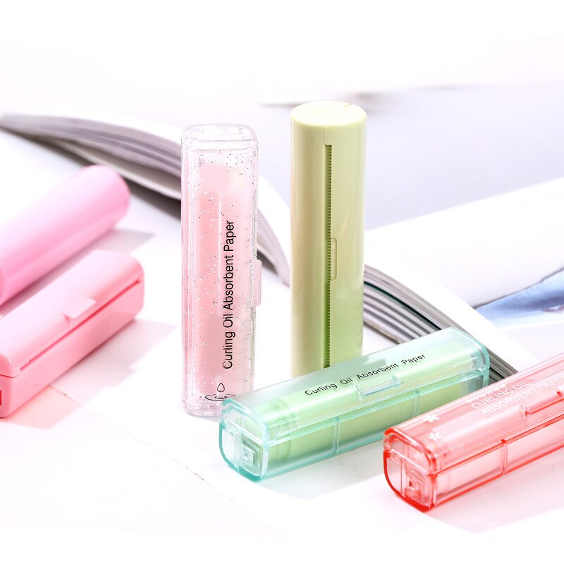 20 3 pces rolo óleo absorvente de óleo de papel de controle de óleo macio rosto absorvente de óleo de folha blotting papel maquiagem ferramentas acessórios csl88