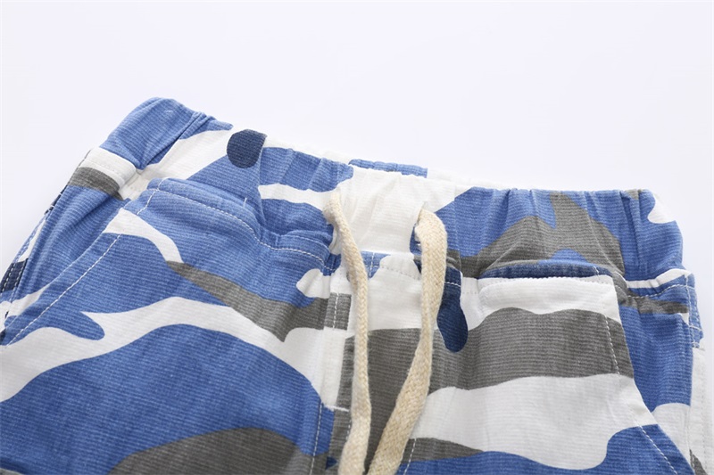 Pantalones cortos DE camuflaje para niños pantalones DE algodón holgados informales, deportivos, para playa