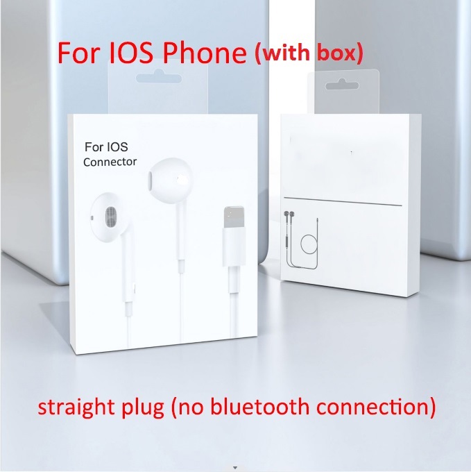 Origineel Voor Iphone Bedrade Oortelefoons Zware Bas In-Ear Hoofdtelefoon Met Microfoon Hifi Stereo Oordopjes Ruisonderdrukking Gamer Headset 2024