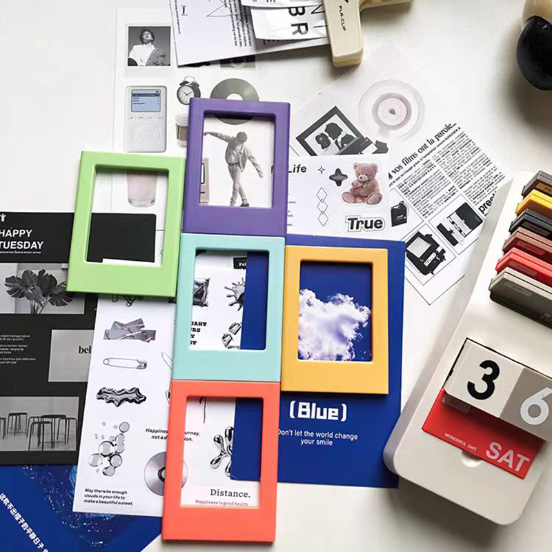3- -tommers magnetisk fotoramme egnet til fuji umiddelbar kamera mini 12, film til mini 11/9/8/40/90/ evo, fuji instax mini fotopapir