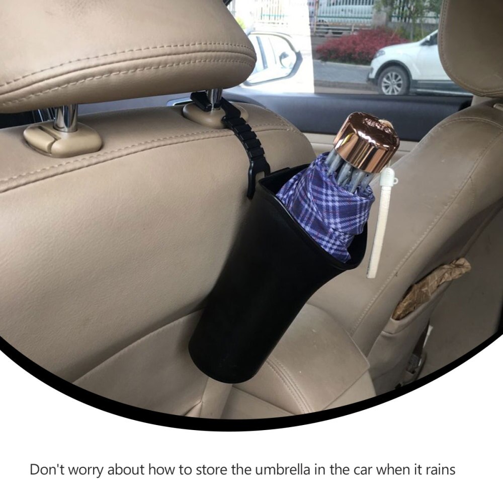2Pcs Car Seat Terug Paraplu Opslag Emmer Nuttig Duurzaam Paraplu Houder Prullenbak Voor Voertuigen Suv 'S