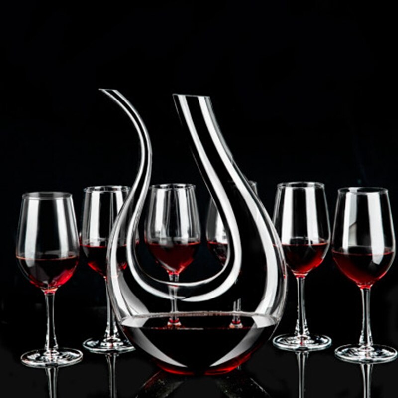 Juego de vino de cristal, copa de vino tinto, decantador, evaluación, copa de champán, , Bar en casa, restaurante, Hotel, utensilio para beber