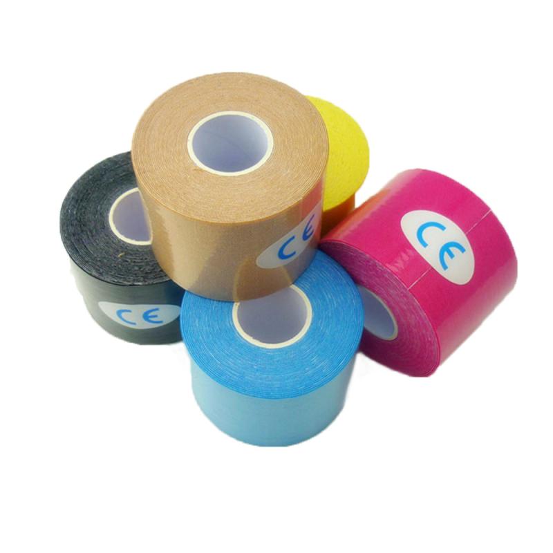 5M * 5Cm Kinesiologie Tape Atletische Spier Ondersteuning Sport Physio Therapeutische Tape Elastische Sport Bandage Spier
