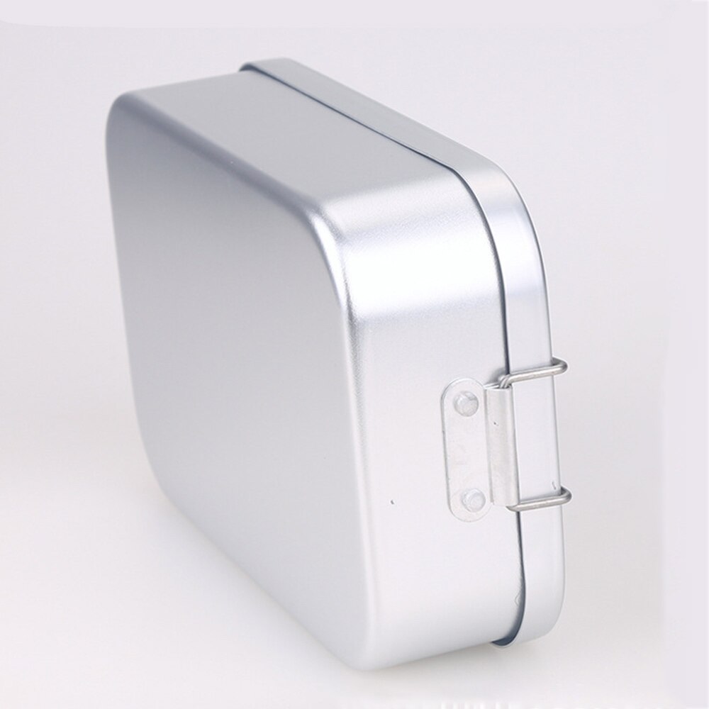 Aluminum Lunch Box For Travel Camp Portable Lightweight Thick Japanese Style Case Thermal Metal Bento Box Food Container 1PC