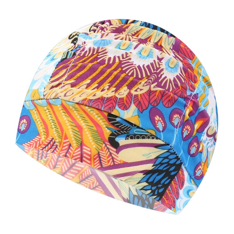 Czepek pływacki kobiety Unisex dziewczyny długie włosy czepek kąpielowy czepek Stretch Drape bezpłatny rozmiar basen kąpielowy Sport elastyczny Nylon Turban: I