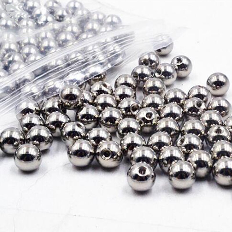 ZS-bola de acero inoxidable para pendientes, accesorio para Piercing de oreja y nariz, 16/18g, 10/30/100 Uds.: 30PCS / 16G 1.2X3MM