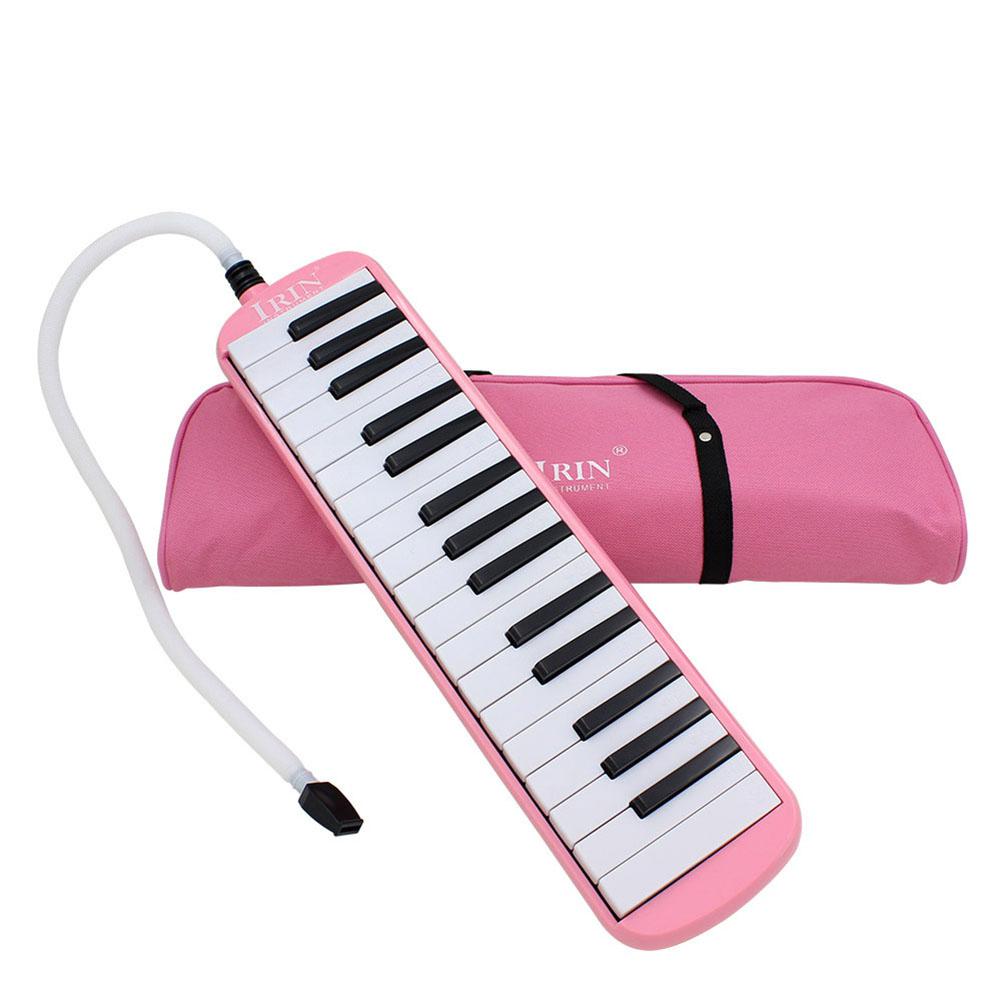 32 Key Piano Style Melodica with Deluxe Carrying Case Organ Accordion Mouth Piece Blow Key Board Instrument