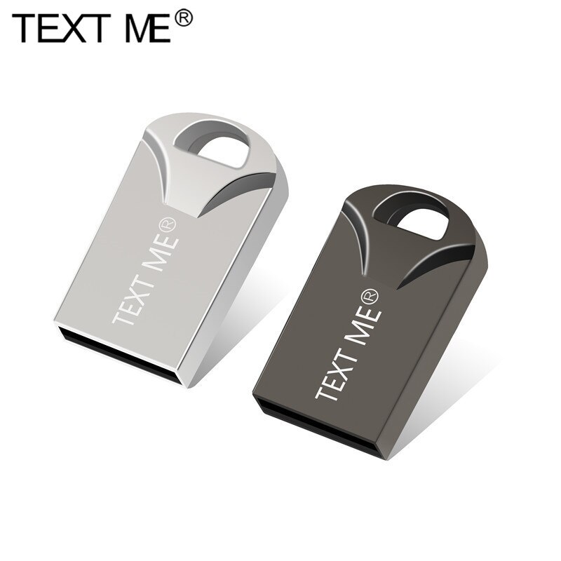 Stuur me een sms-kaart 64gb usb 2.0 metalen model pendrive 4gb 8gb 16gb 32gb super mini flash drive usb