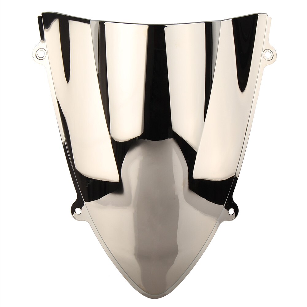 Parabrisas de doble burbuja para motocicleta, accesorio para Kawasaki Ninja 250, 250R, y EX250, , , , , , plástico ABS: Plata