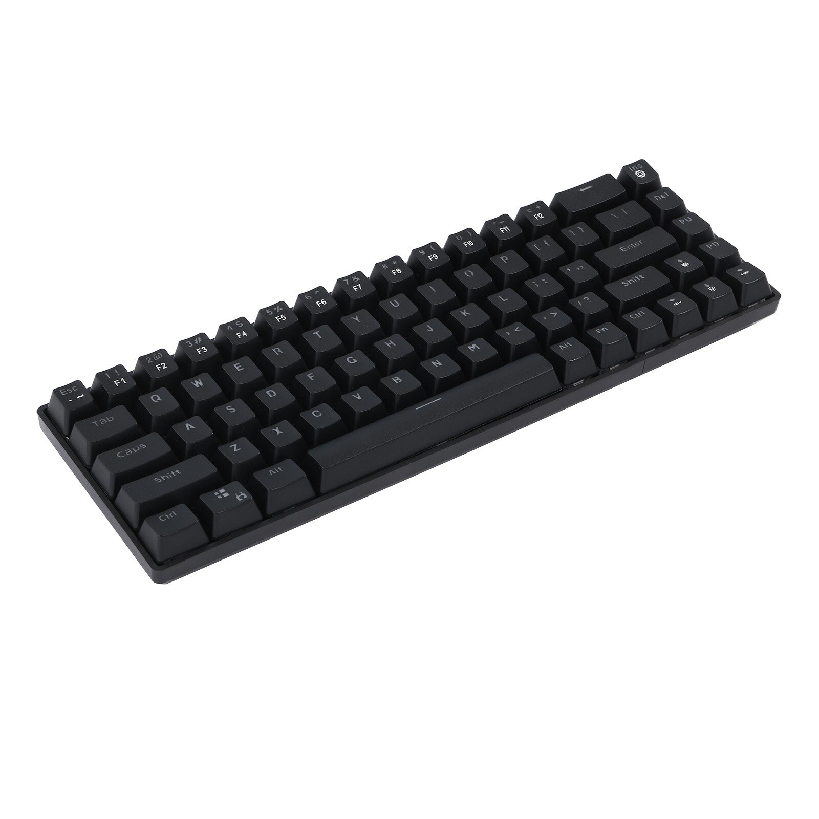 Dk68e 68-klucz Rgb mechaniczna klawiatura do gier przewodowy nowy typ podświetlany diodami Led klawiatury 5-kolor mieszany kolor oświetlenie typu c