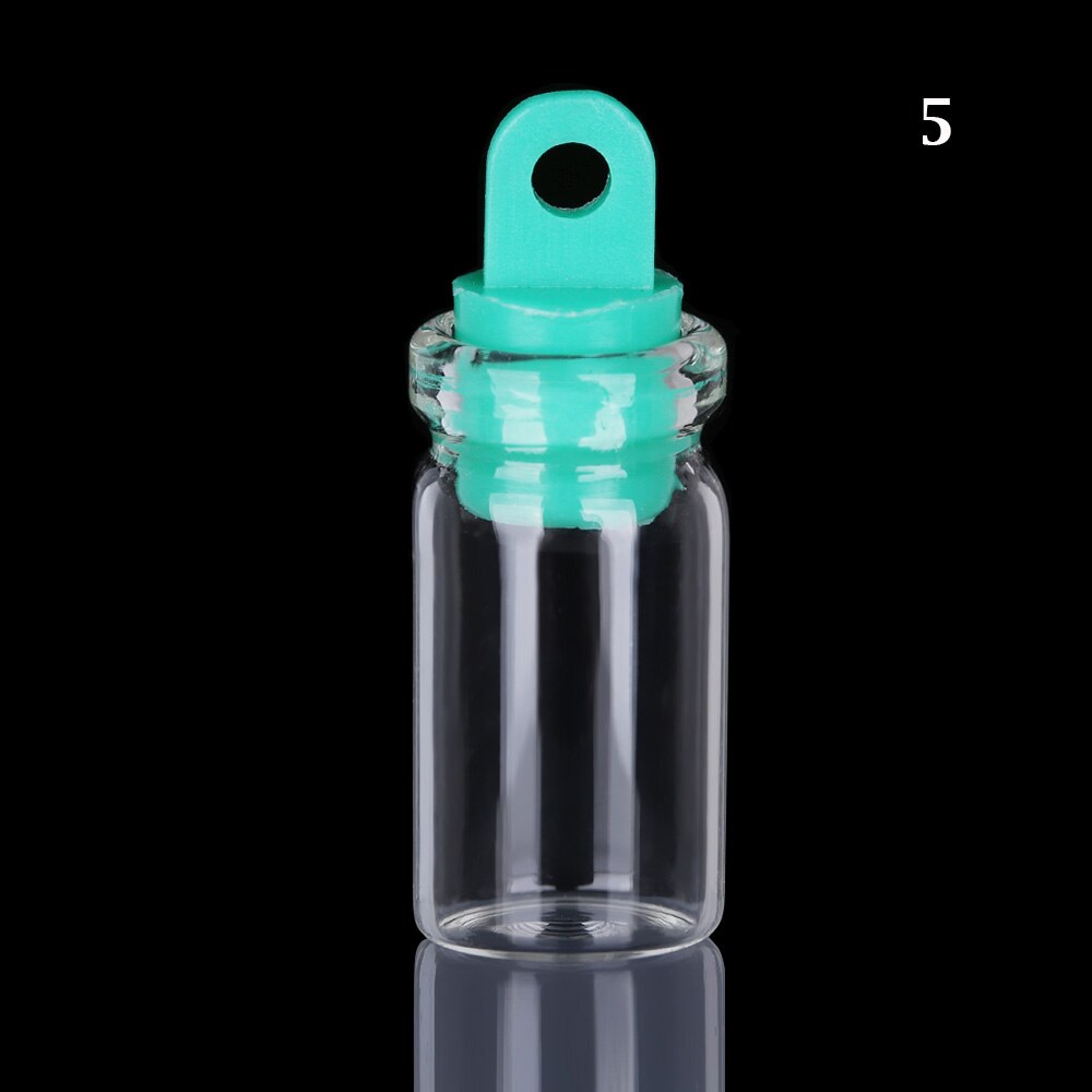 Frascos de cristal con adornos para botella de derrape, botellas de deseos de arcoíris, tapón de corcho, decoración, contenedores DIY, 5 uds.: 5