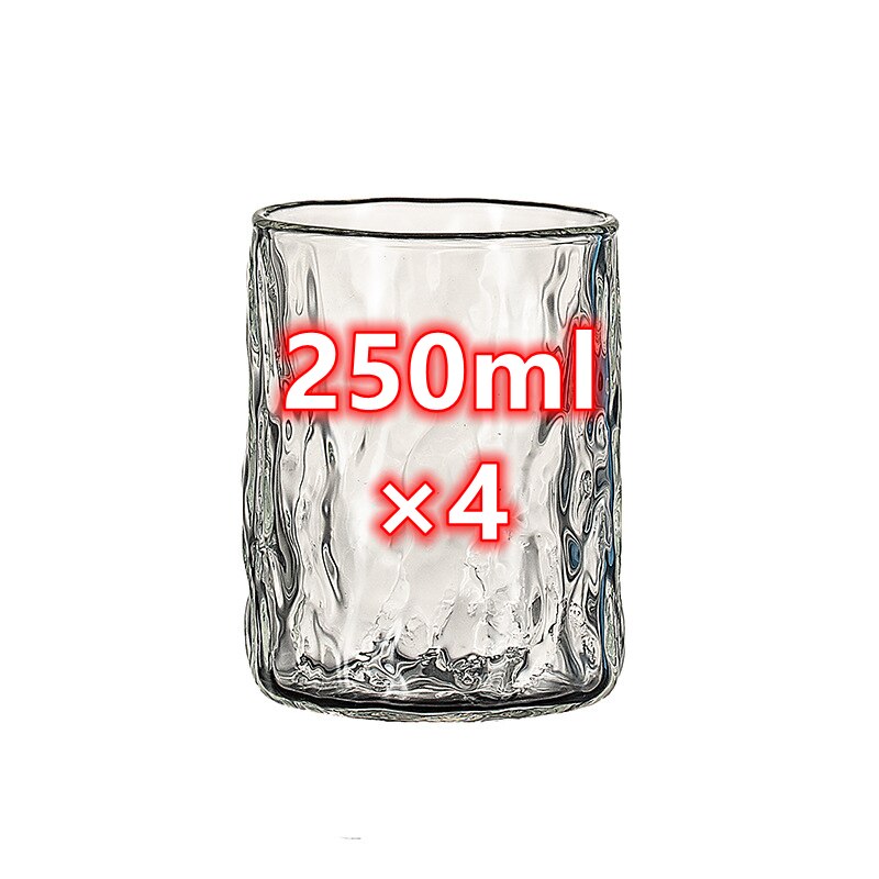 Teekanne, hohe borosilikatglas, wasserkocher, wasserkocher, saft krug, gehämmert glas krug, 1300ml/1800ml, glas tasse, kochendes glas krug: 4 Tassen