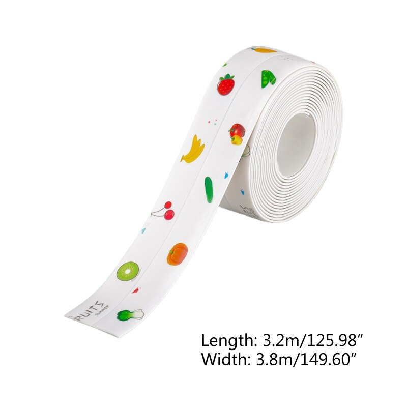 Waterdicht Anti-Vocht Zelfklevende Stickers Badkamer Muur Hoek Lijn Decal E7CB