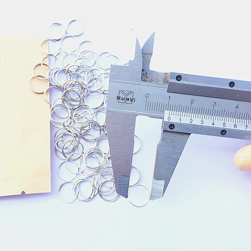 Top 500 Pcs 11 Mm Verchroomd Stalen Ronde Ringen Kralen Gordijn Accessoires Opknoping Hangers Metalen Connectoren