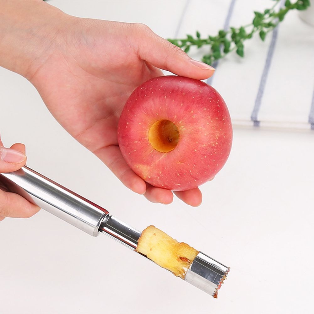 Rustfrit stål twist frugt kerne frø fjerner tjørn jujube pære æble udkerner såmaskine køkken gadgets værktøj