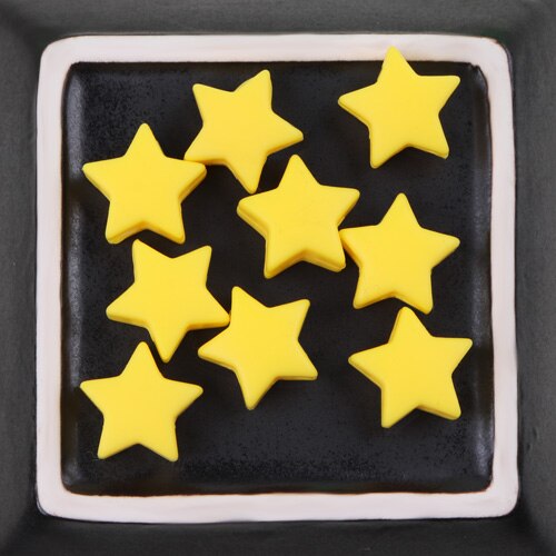 TYRY. HU 10 pc/lot étoiles bébé Silicone perles de dentition de alimentaire bébé produits collier à faire soi-même rongeur perles bébé jouets sûrs sans BPA: 18