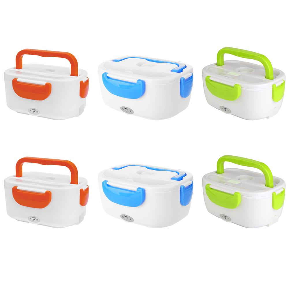 Portable Healthy Material Electric Heating Lunch Box Food Heater Rice Container Microwave Dinnerware Storage Container Food Box