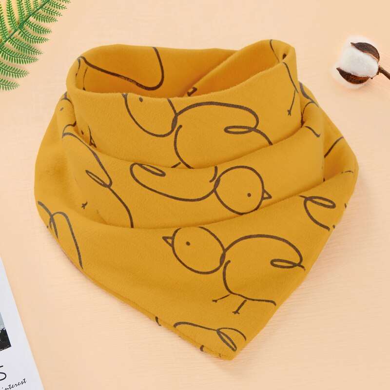 Warmom bomull bandana haklappar baby babador matning smock spädbarn rapa trasor tecknad saliv handduk baby äta tillbehör mjuka grejer: 9