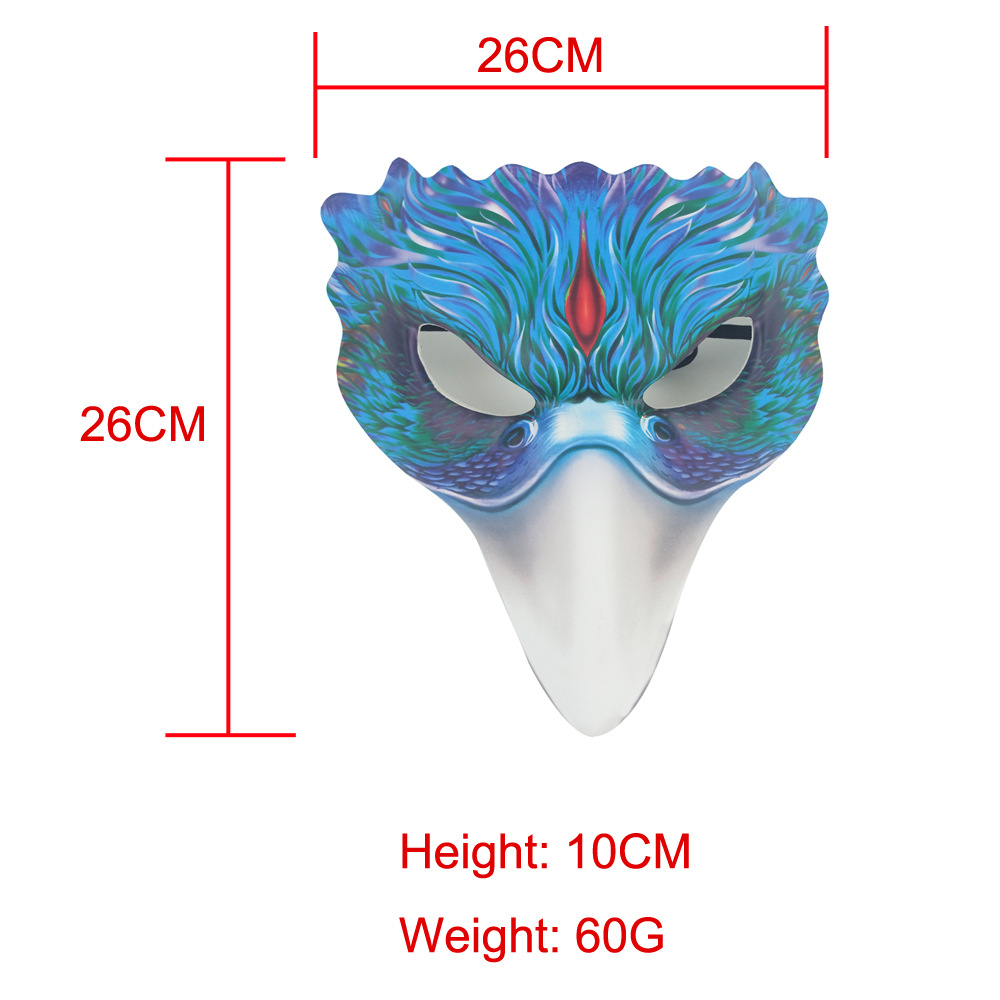 Masque d'oiseau de fantaisie, masade Tim, costume d'Halloween, vêtements de sauna, cosplay, fête, déguisement, corbeau, aigle, phénix, couvre-visage, accessoires