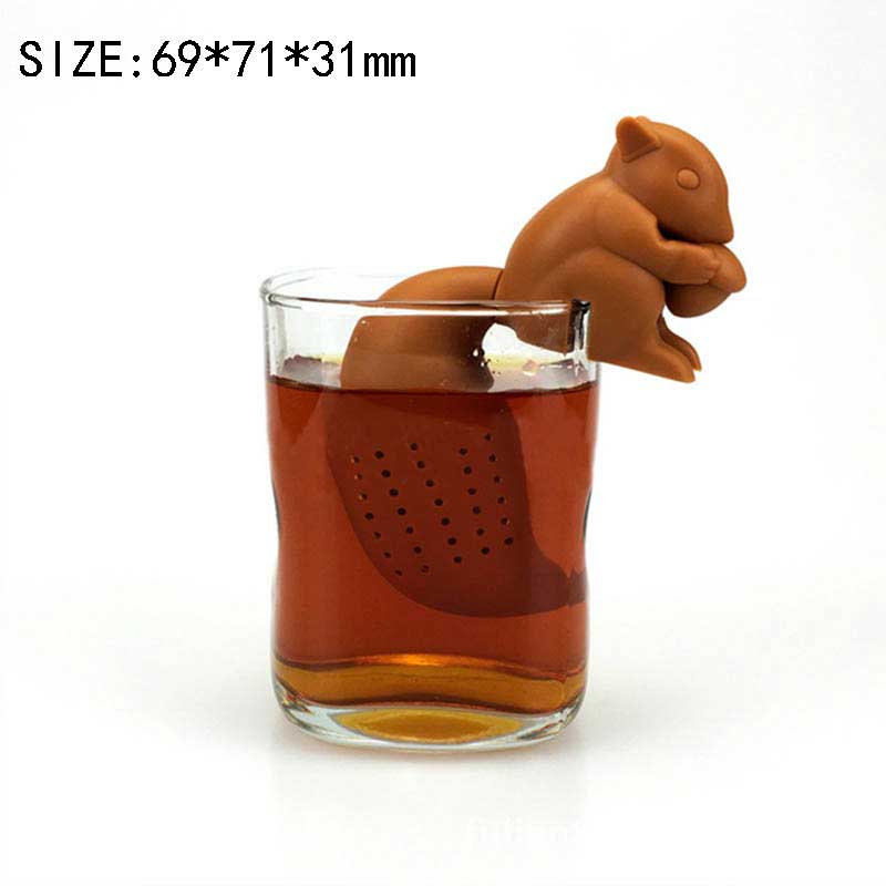 Tea Bag Food Grade Leaf Herbal Spice Filter 1 Pcs Unicorn Shape Infuser Strainers Loose Silicone: 1pcs2