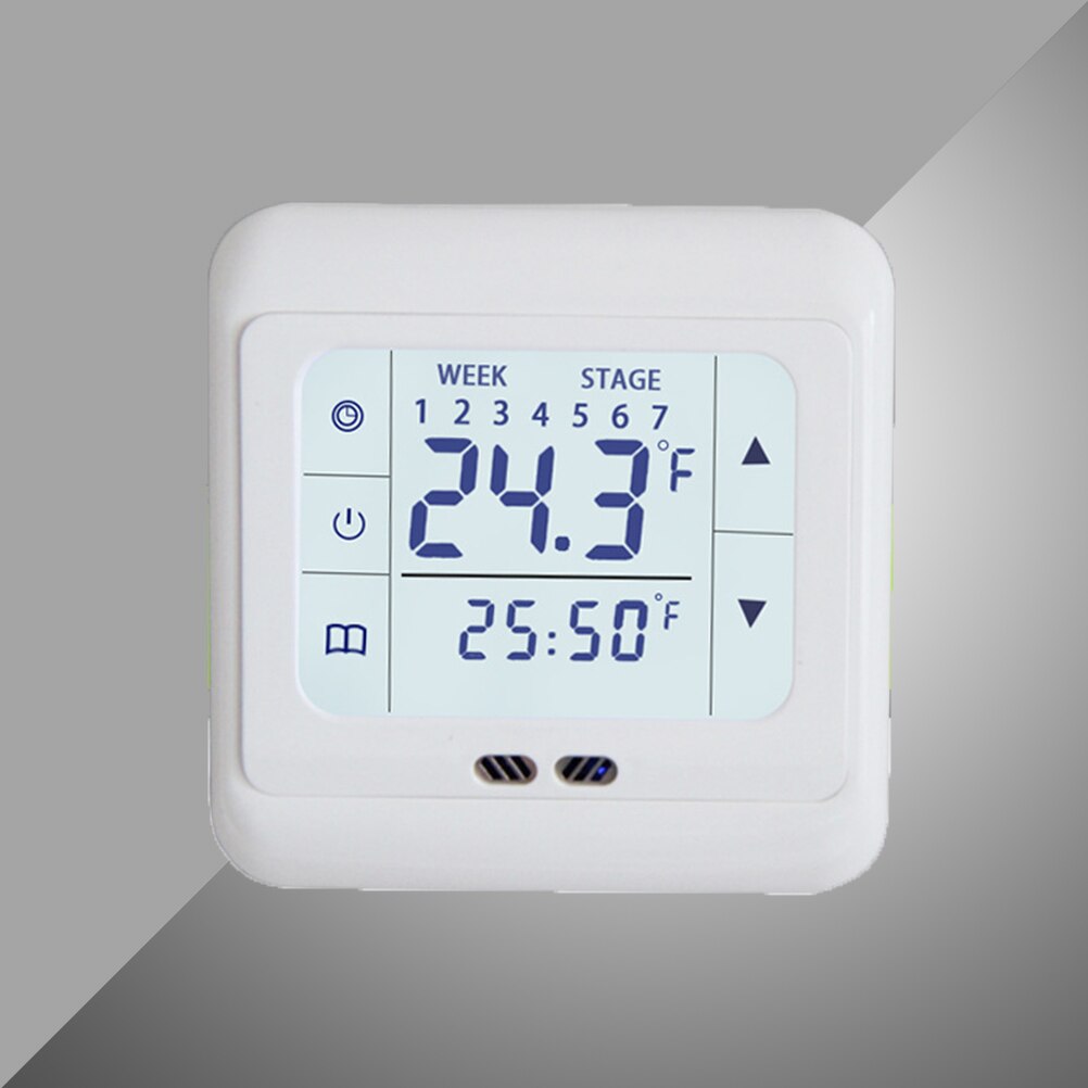 Programmable Digital Thermoregulator Touch Screen Room Heating Thermostat Underfloor Heating for Warm Floor Electric Heating