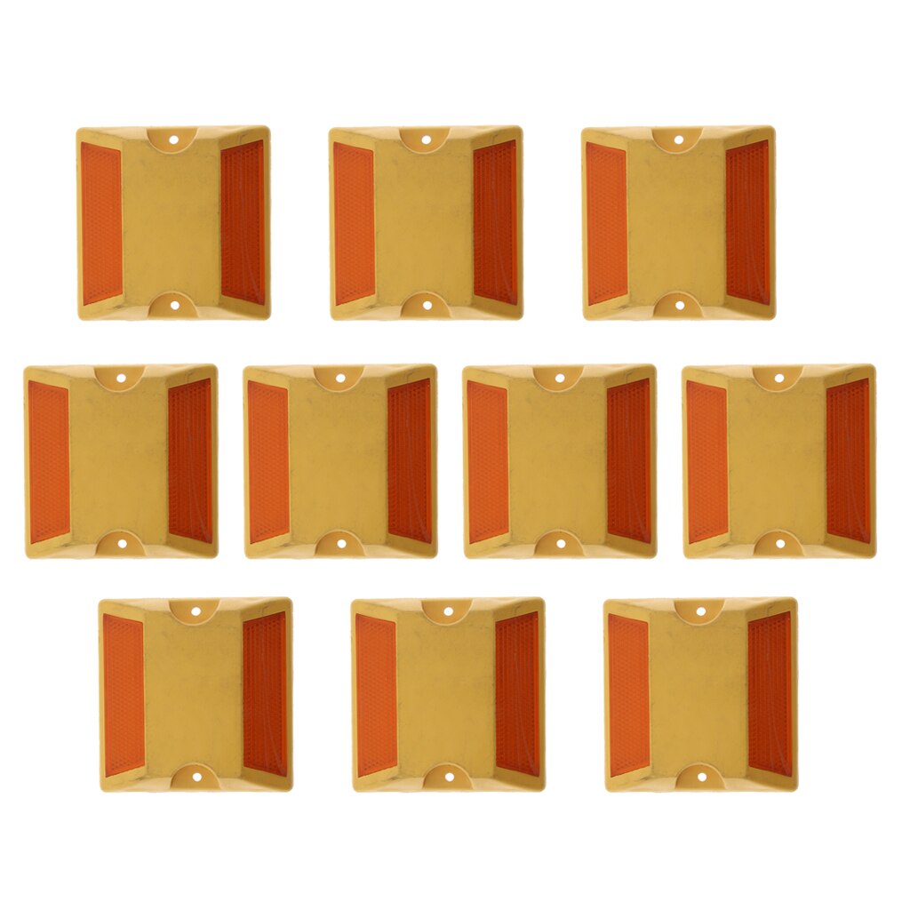 10 Pcs Oprit Reflector-Reflecterende Weg Stud-Road Bestrating Markers, Langdurige