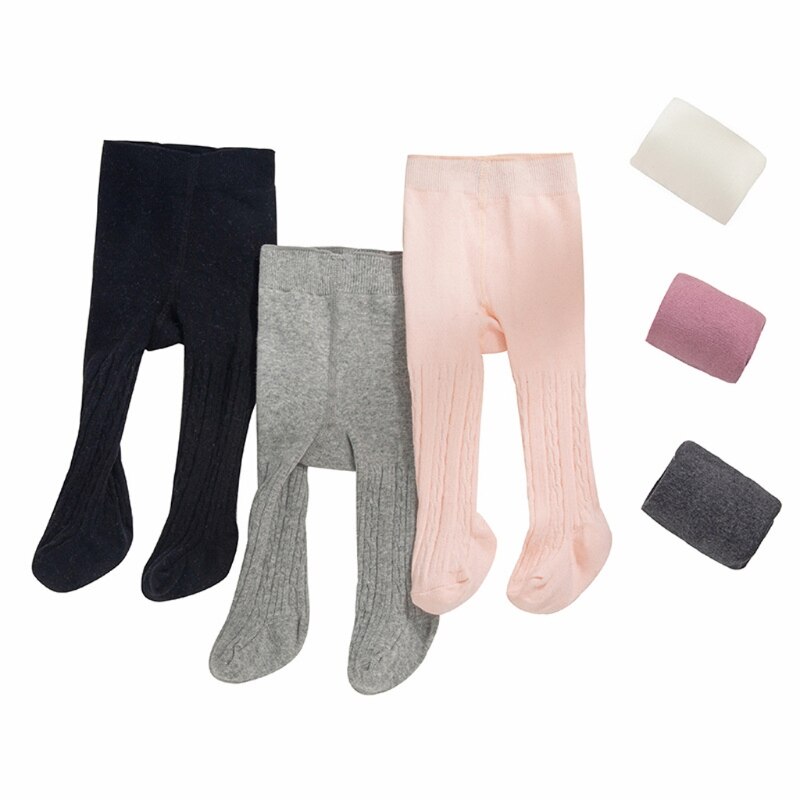 Kinderen lente herfst winter panty's katoenen baby meisjes panty's kinderen baby gebreide panty's