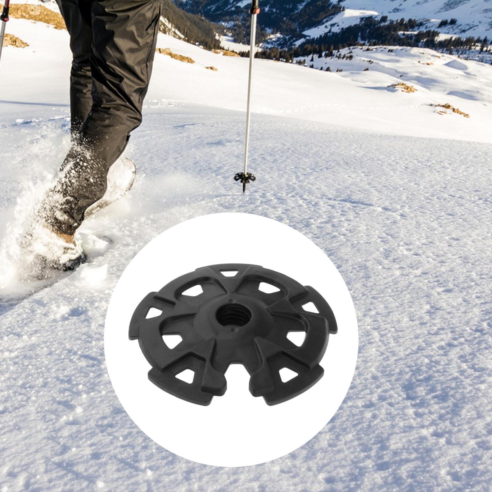 Cesta de nieve para bastón de trekking, cestas redondas para bastones de esquí para senderismo al aire libre