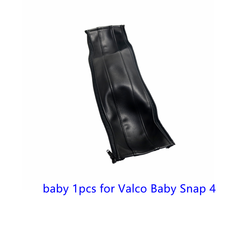 Skinnhåndtak beskyttelsestrekk passer for valco baby snap 4 barnevogn barnevogn stang erme koffert armlen trekk barnevogn tilbehør: Snap 4 baby 1 stk svart