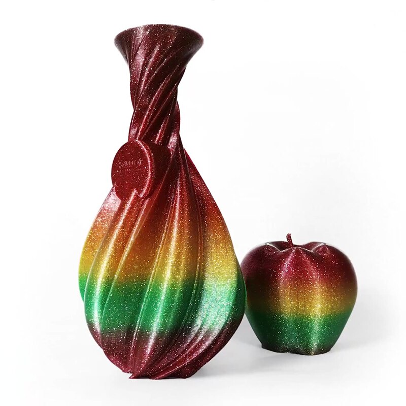 Pla 3d Printing Filament Shining Rainbow Colorful 1.75mm 1kg Shiny Multicolor Printer Materials Fash Point Babysbreath Flashing