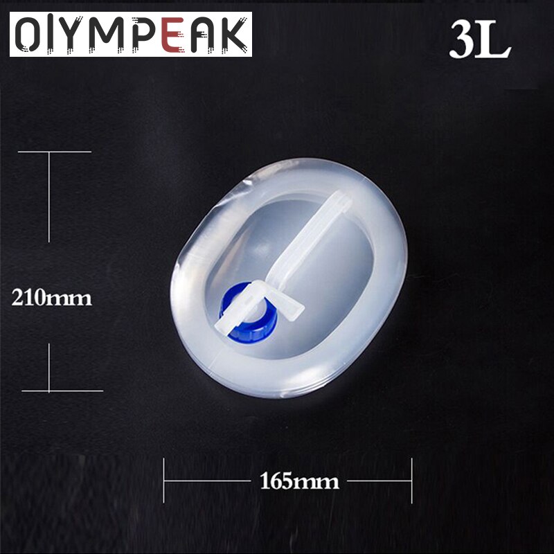 Pe Opvouwbare Emmer Opvouwbare Waterzak Pe Food Grade 3L/5L/8L/10L/15L Draagbare Water opslag Container Voor Wandelen Outdoor Camping