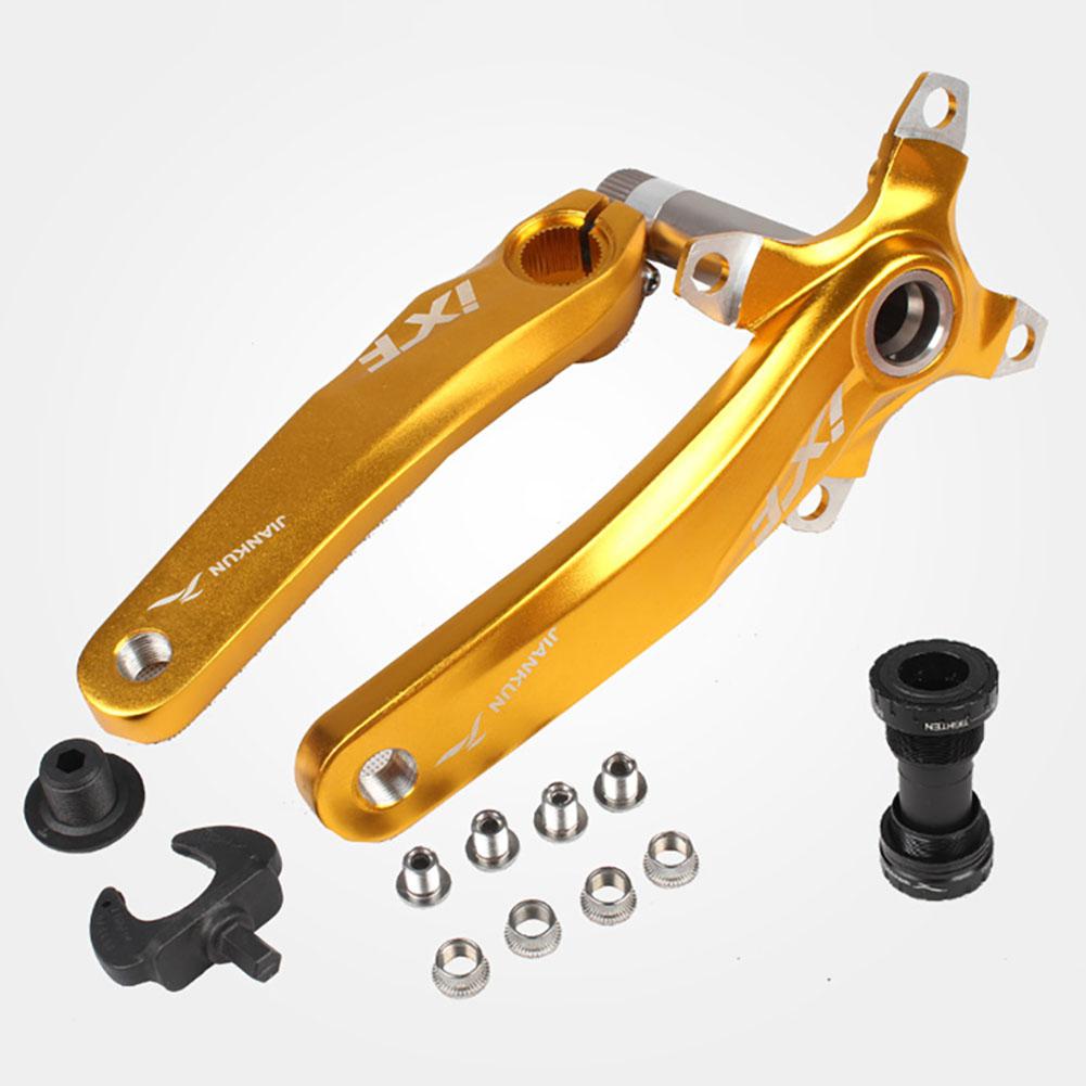 170mm bicicleta manivela IXF Izquierda/biela derecha + Fondo soportes de platos y bielas de aleación de aluminio de cigüeñal de bicicleta de montaña conjunto de piezas de ciclismo