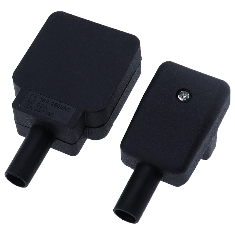 Codo negro C15 C13 C14 cable de alimentación cableado enchufe de alimentación ensamblar conector IEC salida PDU UPS enchufe de CA eléctrico 10A 250V
