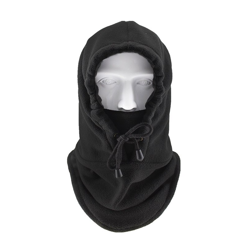 Máscara facial Ninja a prueba de nieve y viento para esquí de invierno con cordón cubre gorro Sport XRQ88
