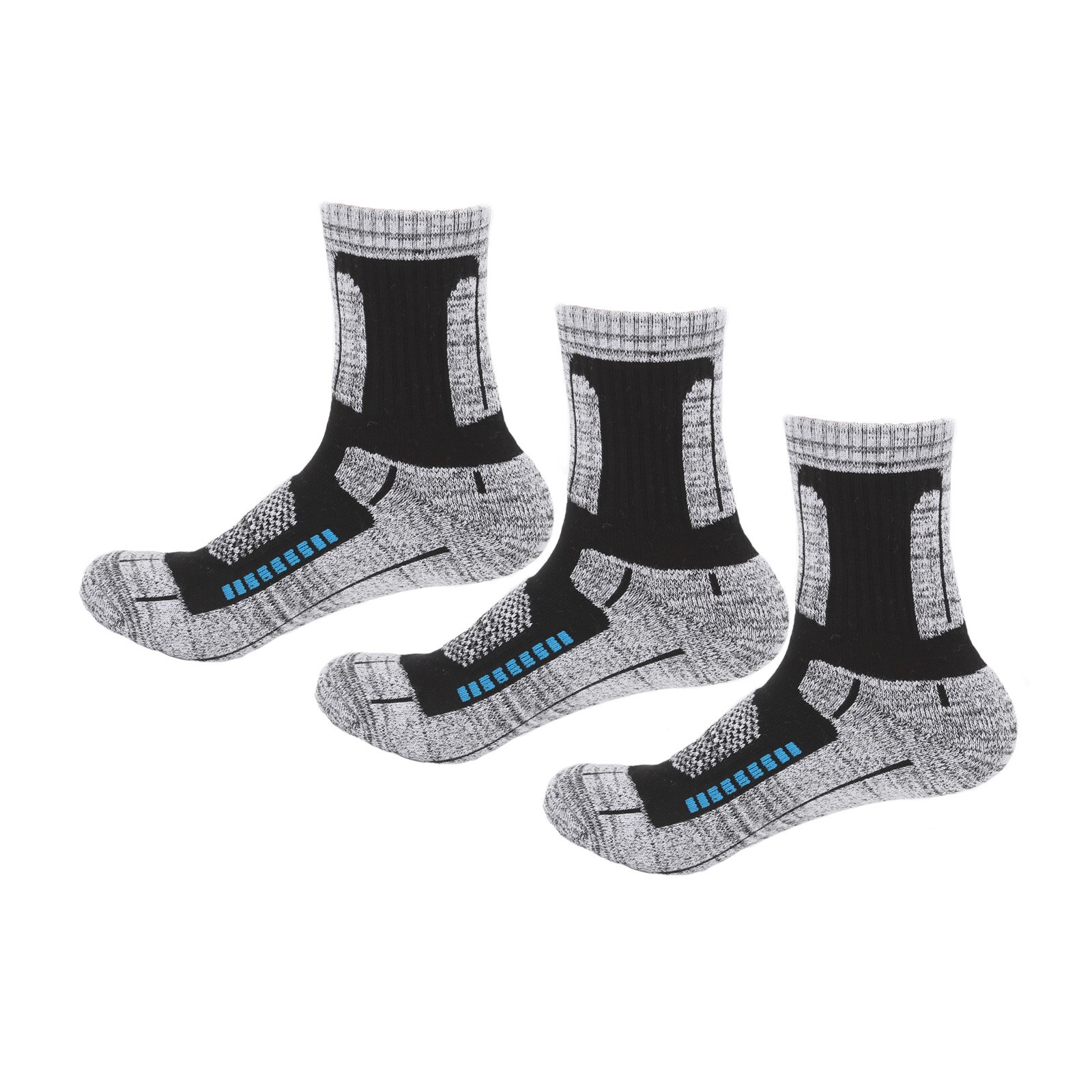 Winter Thickened Socks Warm Outdoor Ski Fishing Hiking Various Colors Breathable Comfortable Wearable Men Women Thermosocks: 3 PAIRS A1