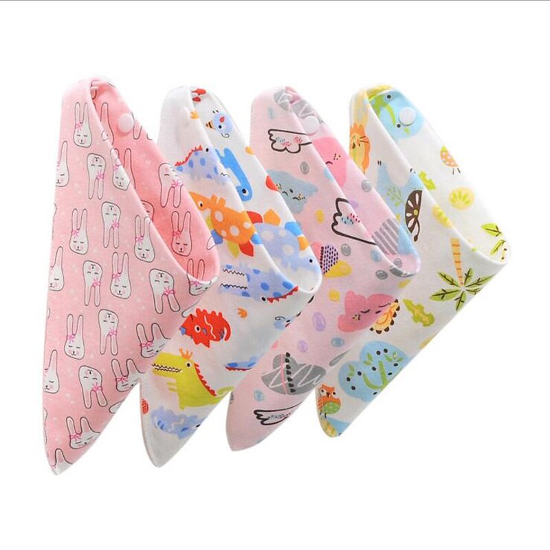 Lot de 20 bavoirs en coton pour -né garçons et filles, serviette pour bébé, Bandana, serviette pour la salive