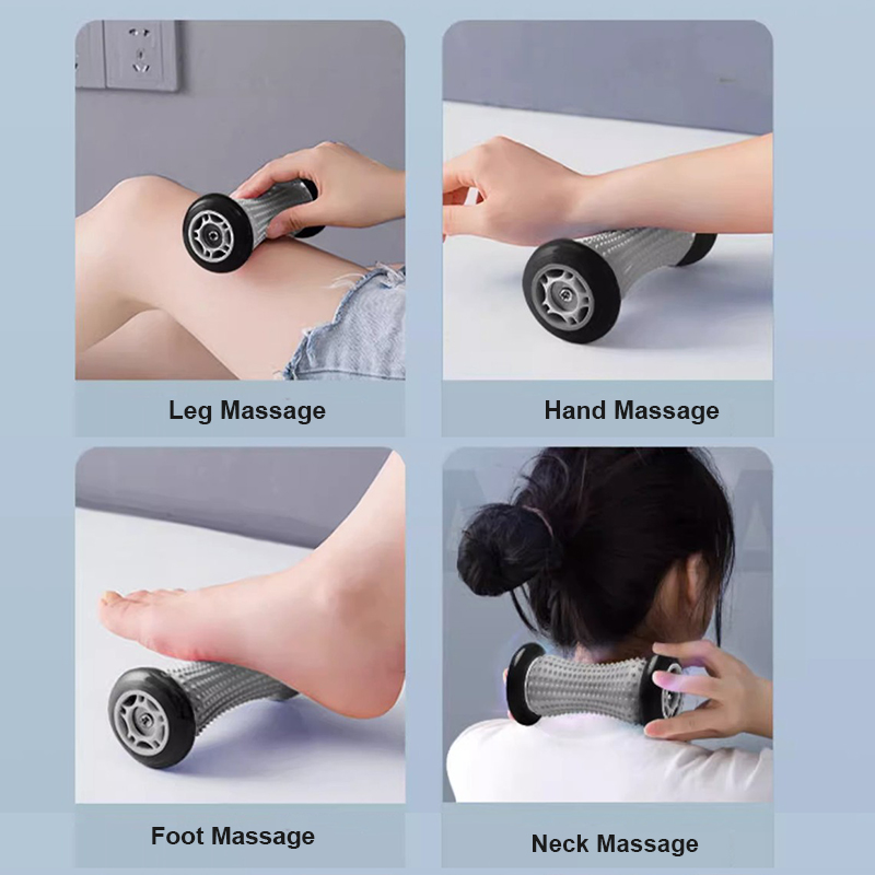 Rodillo de masaje de pies para aliviar la fascitis Plantar y el dolor del arco del pie del talón, masajeador de reflexología para espalda, pierna, mano, relajación muscular