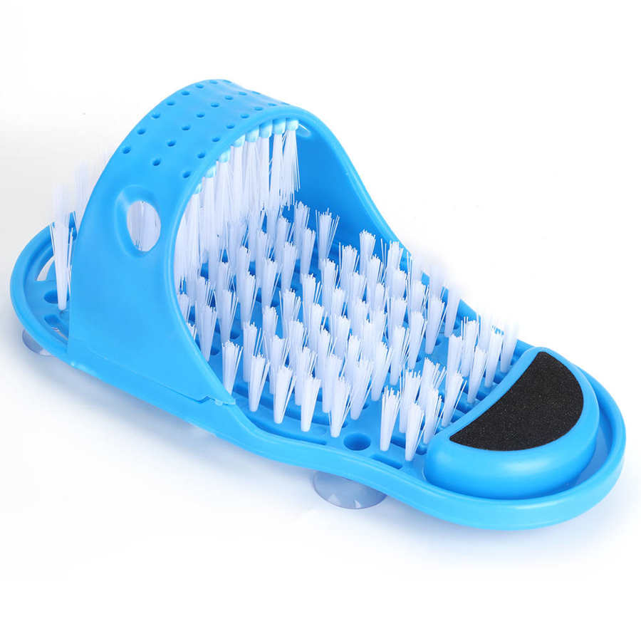 Bathroom Slipper Shower Bathroom Foot Massage Cleaning Slipper Feet Exfoliating Cleaner Suction Slippers Brush