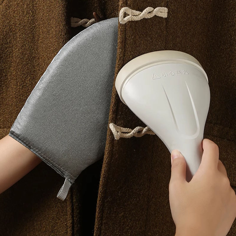 Placa de engomar portátil portátil com calor, compacto para viagens e uso doméstico, luva e manga resistentes, suporte a vapor de vestuário