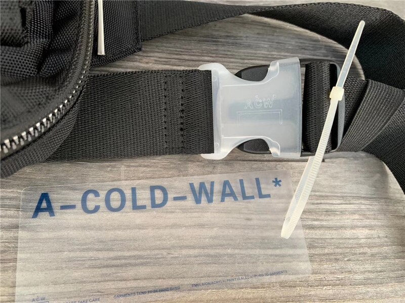 Sac à bandoulière en toile ACW pour hommes femmes, sacoche de bonne A-COLD-WALL A, sacoche de poitrine murale froide