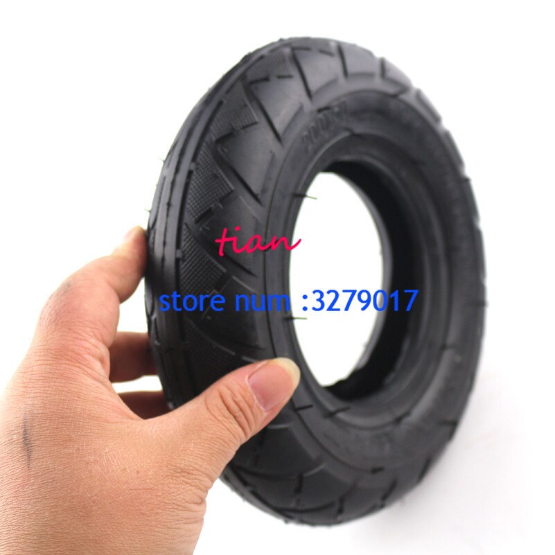 200x50 Tyre Inflation Electric Vehicle Aluminium Alloy Wheel Pneumatic Tire FOR Electric Scooter Tyre Wheel Hub 8" Scooter: out tire