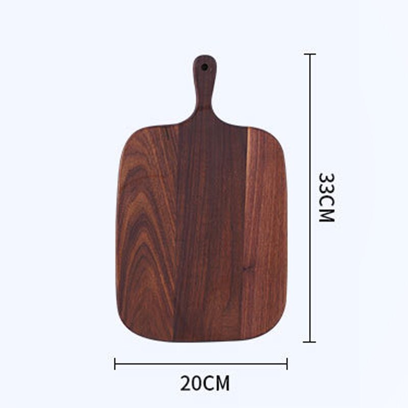 Japanese black walnut chopping board, chopping board, Wood Bread tray Western pizza sushi steak tray fruit board: A-2