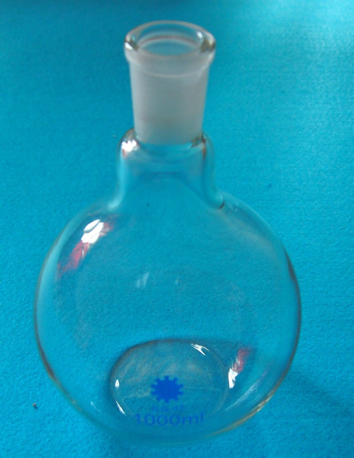 1000ml,1-Neck,24/40,Flat Bottom Glass Flask,Single Neck,1L,lab Boiling Vessel