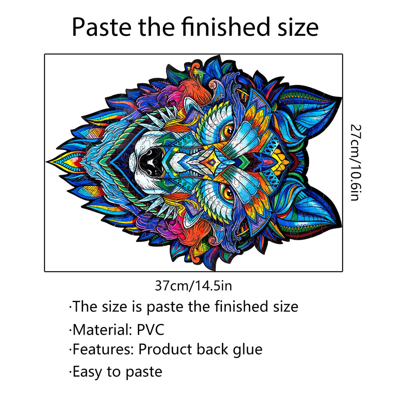 Diy Puzzel Stickers Voor Volwassenen Kinderen Elk Stuk Is Dier Vormige Kerstcadeau Puzzel Stickers Verbeteren Concentratie: Sticker 4