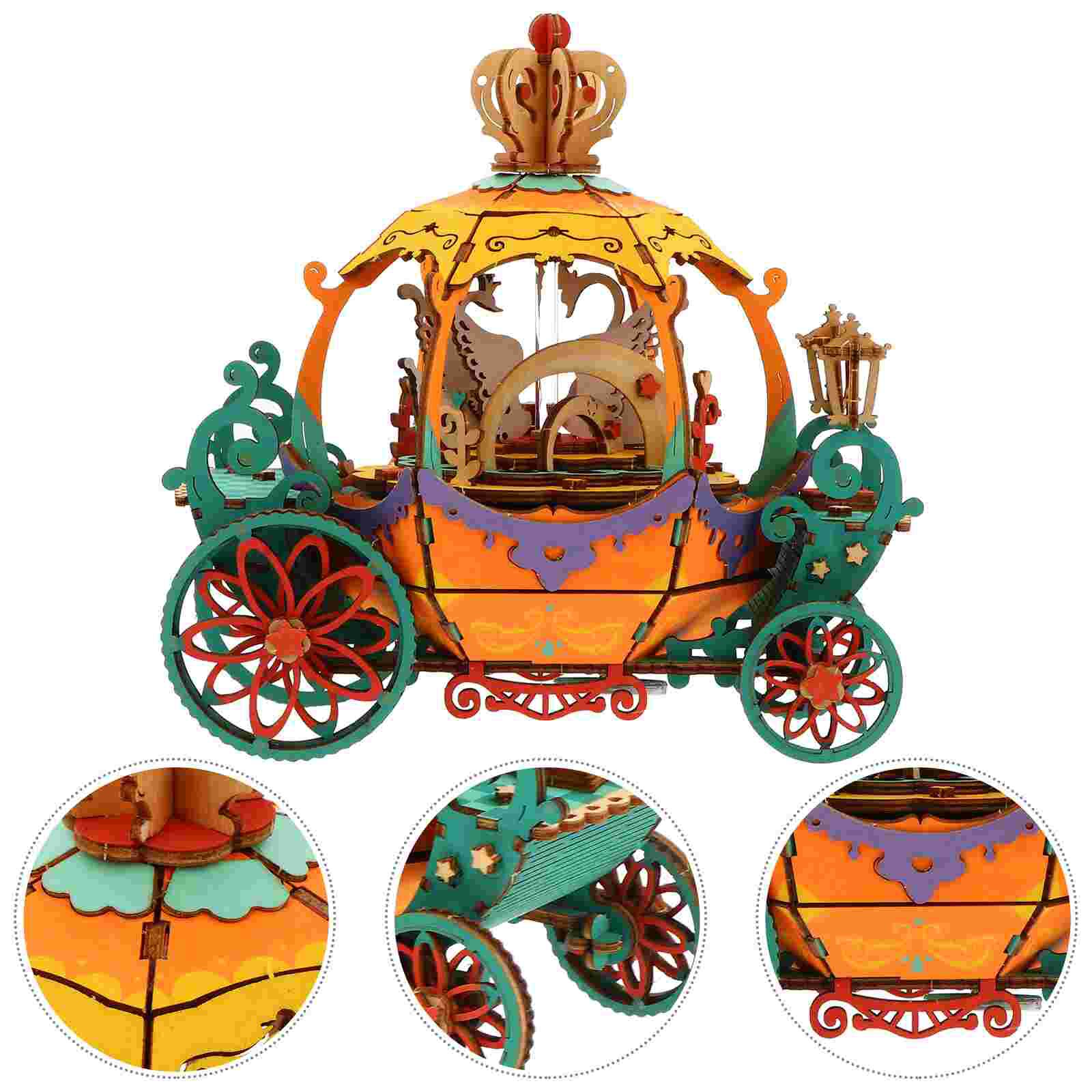 1Pc DIY Assemble Box Practical Desktop Ornament for Mall: Picture 116.2X15.9CM