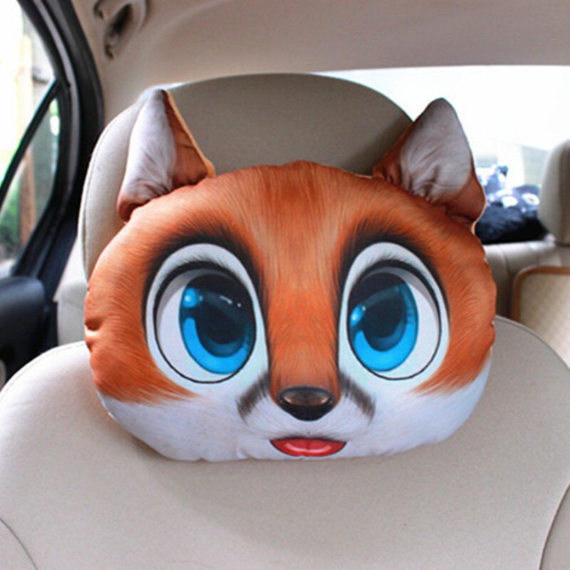 Comfortable Cartoon Headrest Car Interior Pillow Decoration Car Accessories