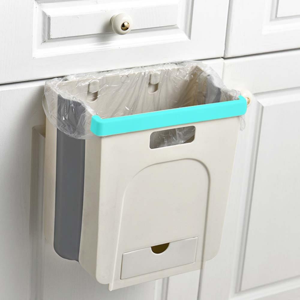 Kitchen Cabinets Door Hanging Trash Bin PP Rubbish Bin Wall Mounted Waste Bin Dustbin Garbage Can cubo basura ведро для мусора