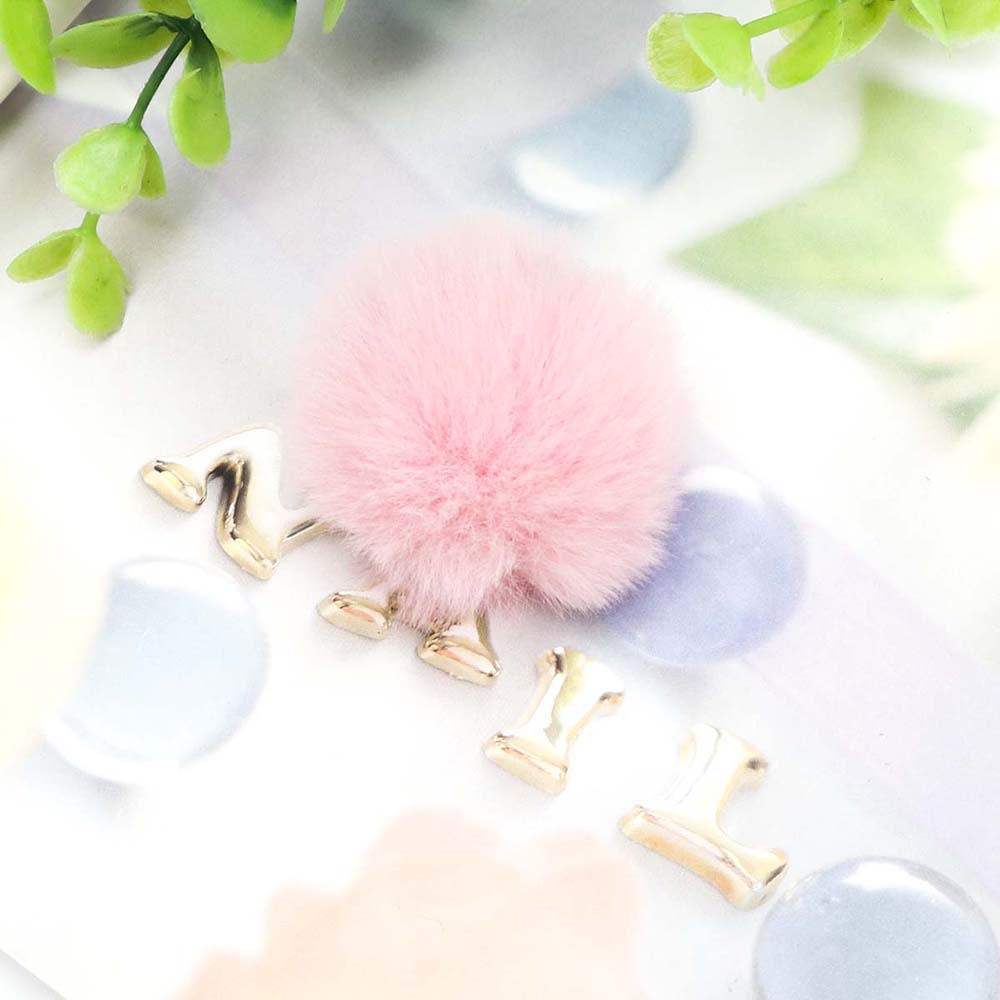 10 stk / posere 3-6cm pomponger fluffy plysjball mykt kunstig hår ball farge pompong diy sko lue bag klestilbehør: 4 cm rosa