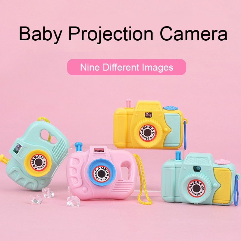 Baby Spelen Projectie Camera Leuke Diermodel Licht Cartoon Onderwijs Leren Speelgoed Camera &#39;S Kinderen Kids DS29